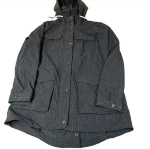 Duluth Trading Co Women’s Lightweight Jacket Size Small Gray Zip Down #1974